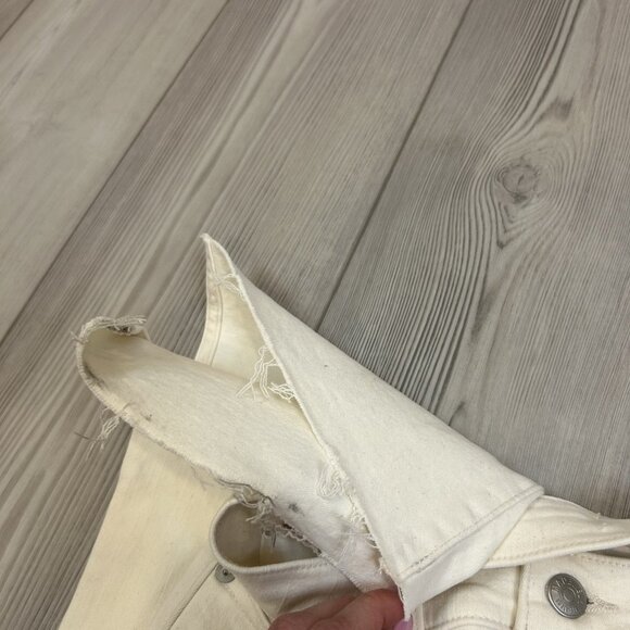 NWT Madewell Size 25 Kick Out Full-Length Jeans Vintage Canvas N0641 - Picture 9 of 16